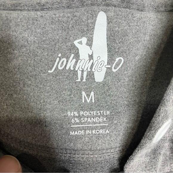 Johnnie-O Mackeys printed polar fleece half zip hoodie size medium - Picture 4 of 8